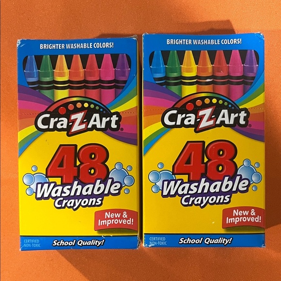 ⚡️⚡️⚡️48 Washable Crayons - Bright Colors 2 boxes - Picture 6 of 6